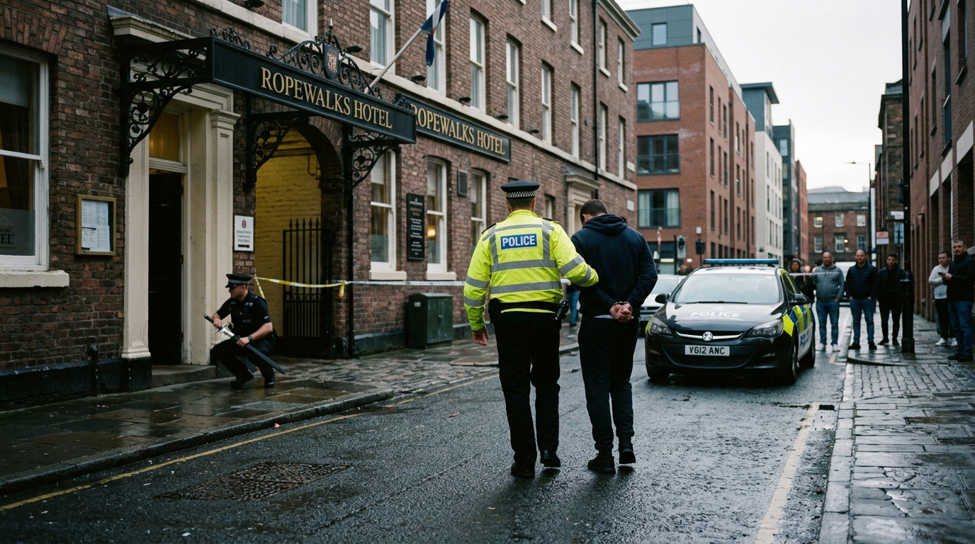 Man Arrested After Armed Standoff at Liverpool Hotel