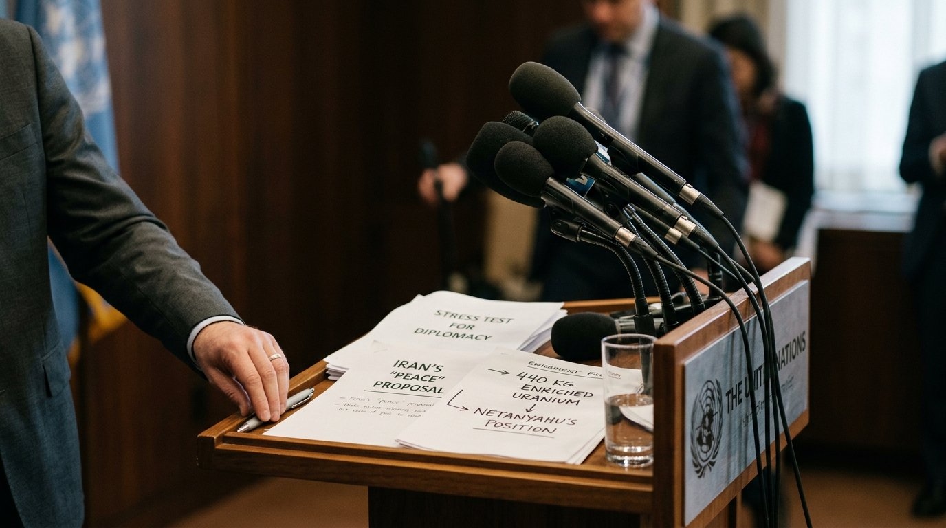 Iran offers peace. Netanyahu's counter: 440kg enriched uranium.
