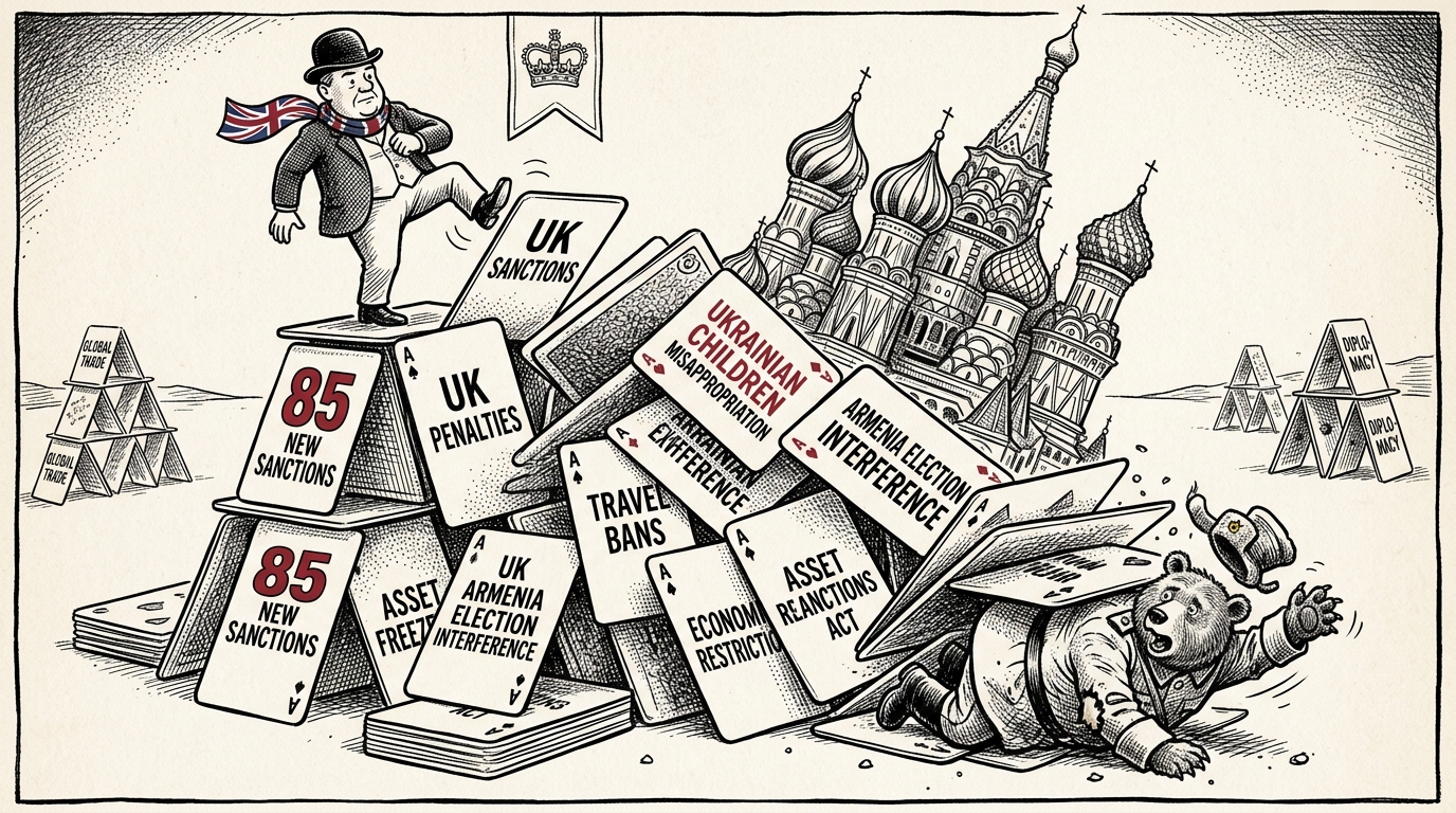 UK Hits Russia With 85 New Sanctions