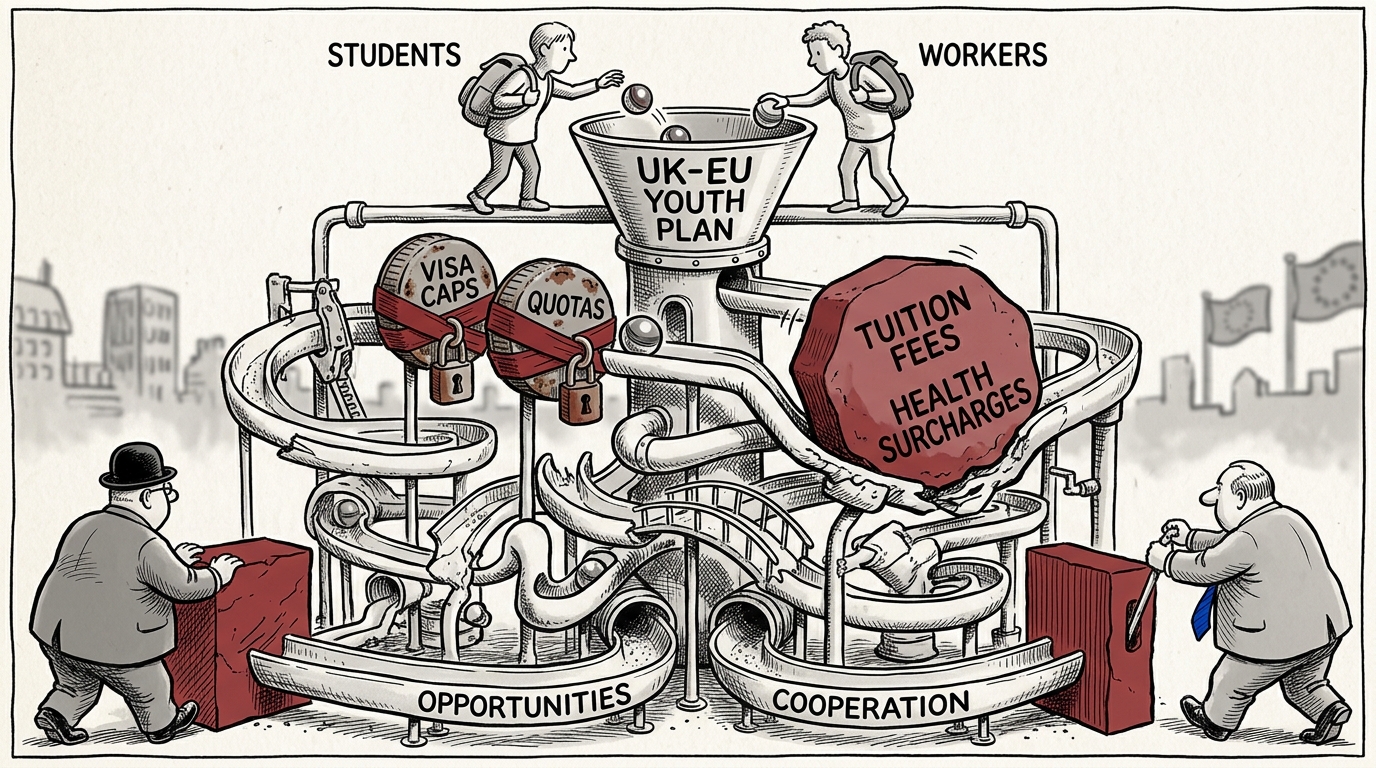 UK-EU youth plan: Caps and fees now delay deal