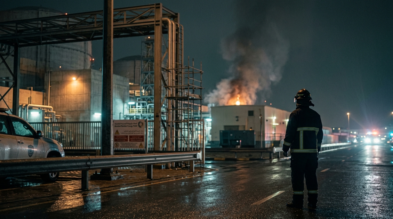 Drone strike sparks fire at UAE nuclear plant