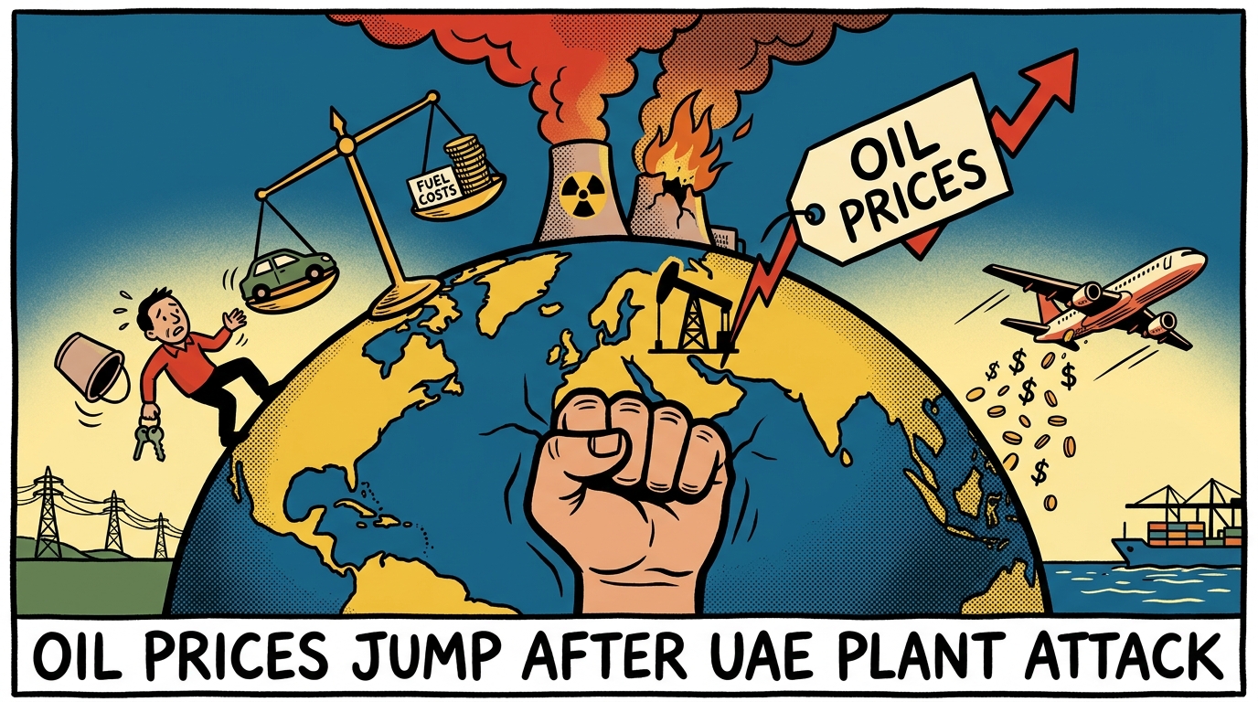 UAE Plant Attack Sends Oil Above $111