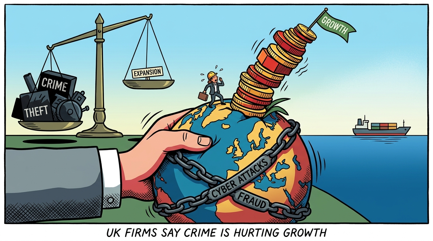 UK Firms Say Crime Is Hurting Growth