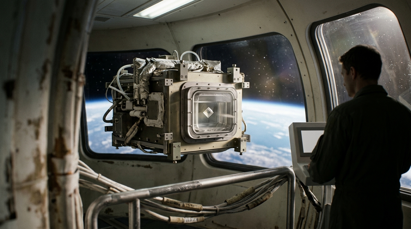 British startup sends drug-making unit to space