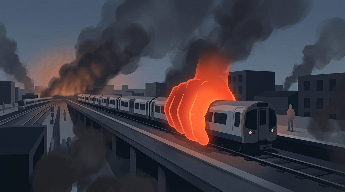London trains halted by big fire near Hackney
