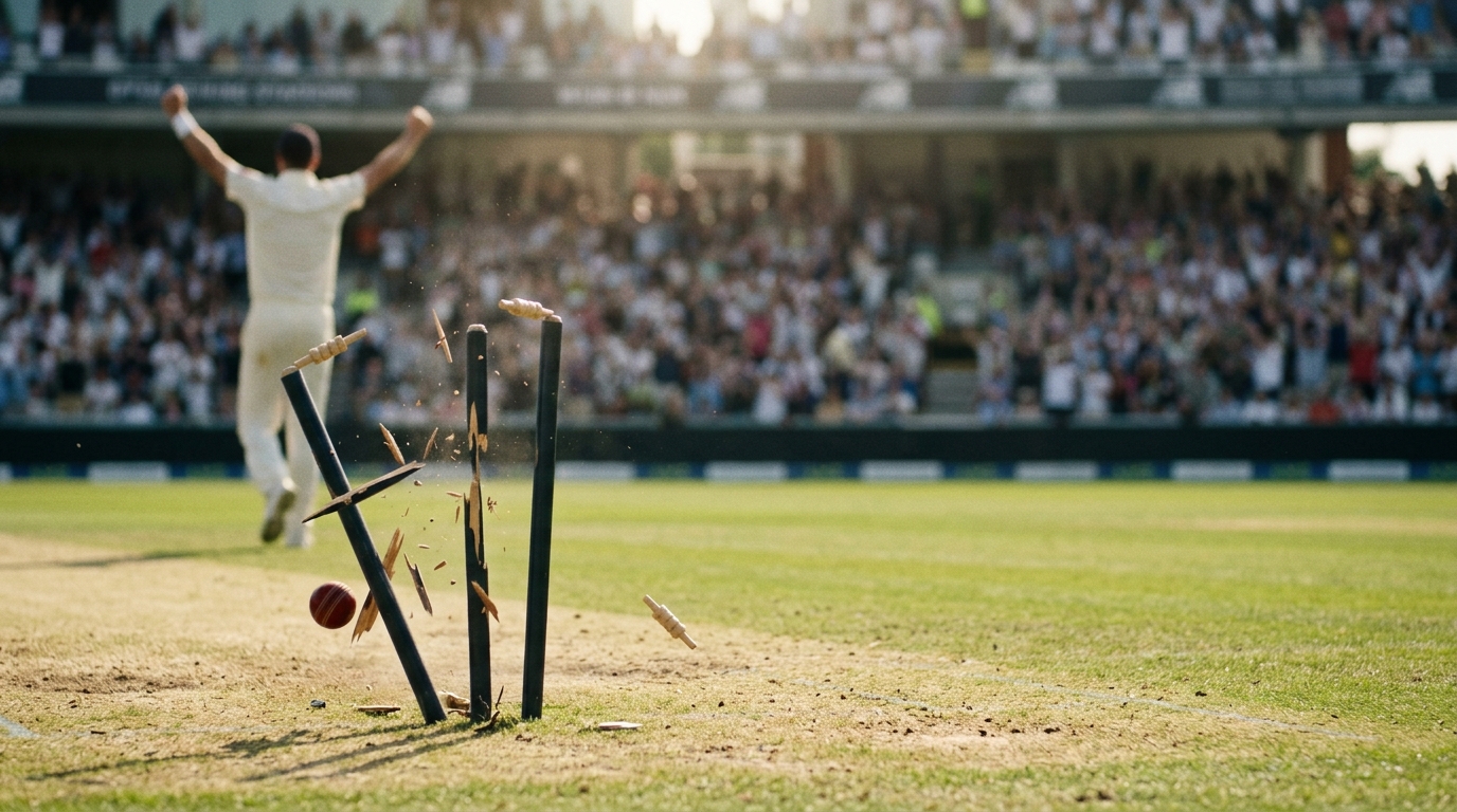 Robinson takes 4 wickets for 10 runs in England comeback.