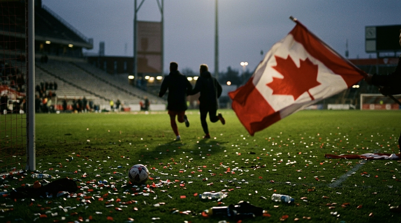Canada win first ever World Cup match, 6-0