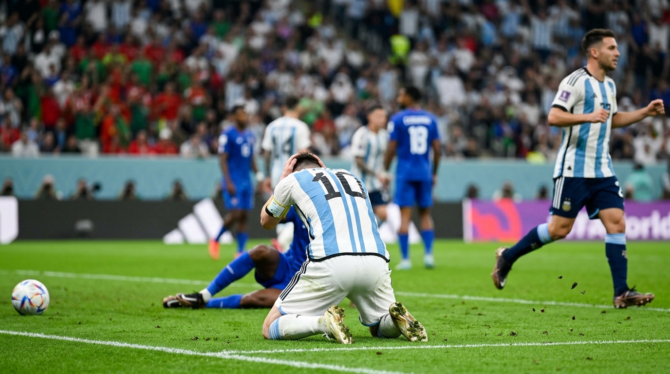 Argentina survive Cabo Verde scare to reach last 16