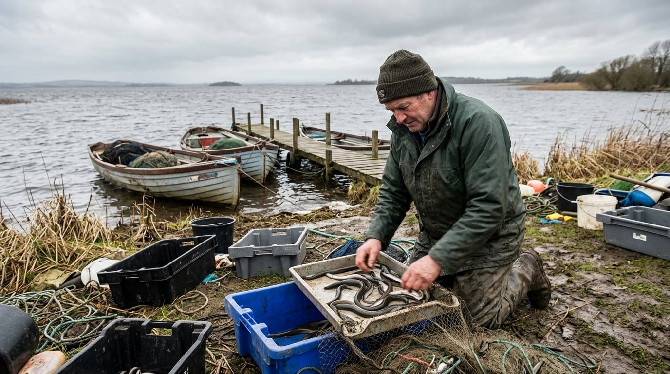 Minister orders rescue plan for Lough Neagh eels