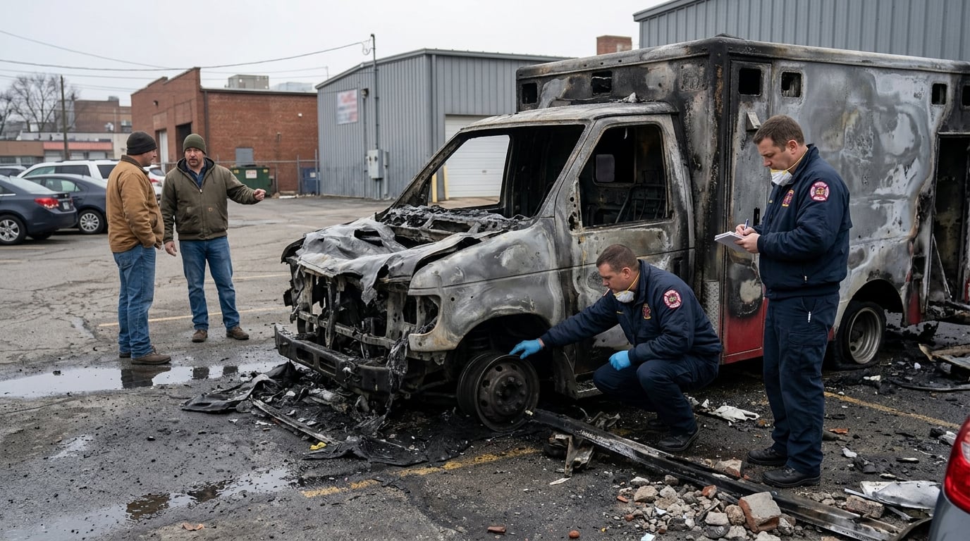Four men admit setting fire to Jewish community ambulances