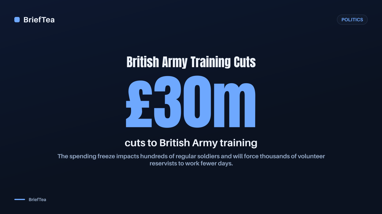 Why army training cuts hurt combat readiness
