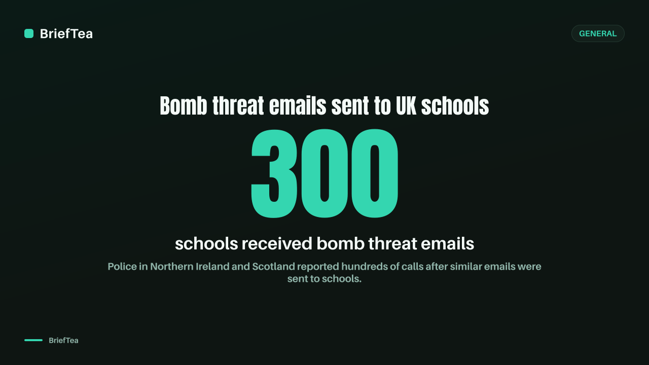 Bomb threat emails sent to hundreds of UK schools are a hoax, police say