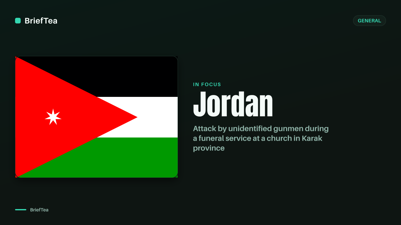 At least seven killed as gunmen open fire at church in Jordan