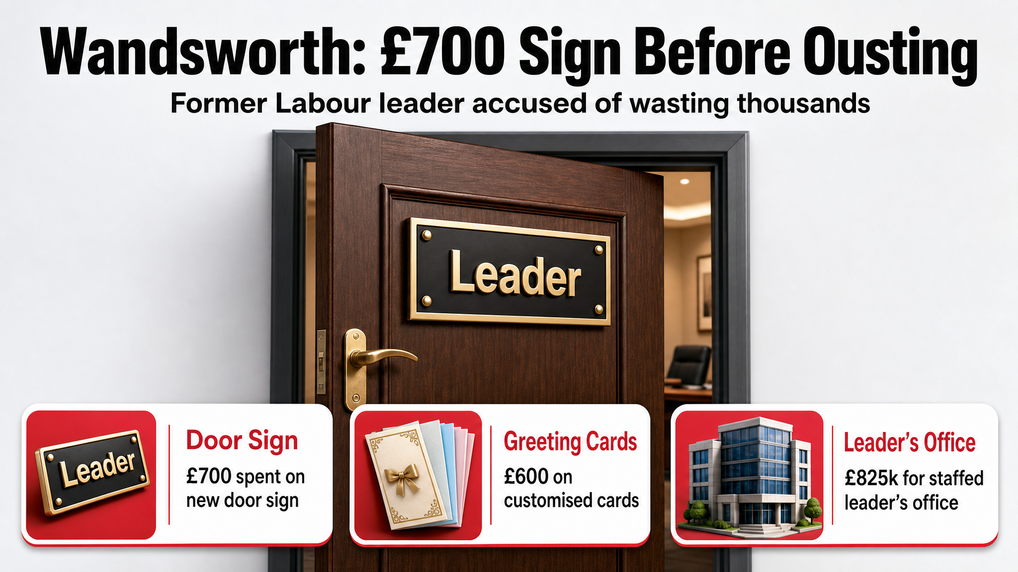Wandsworth Labour leader spent £700 on sign before ousting