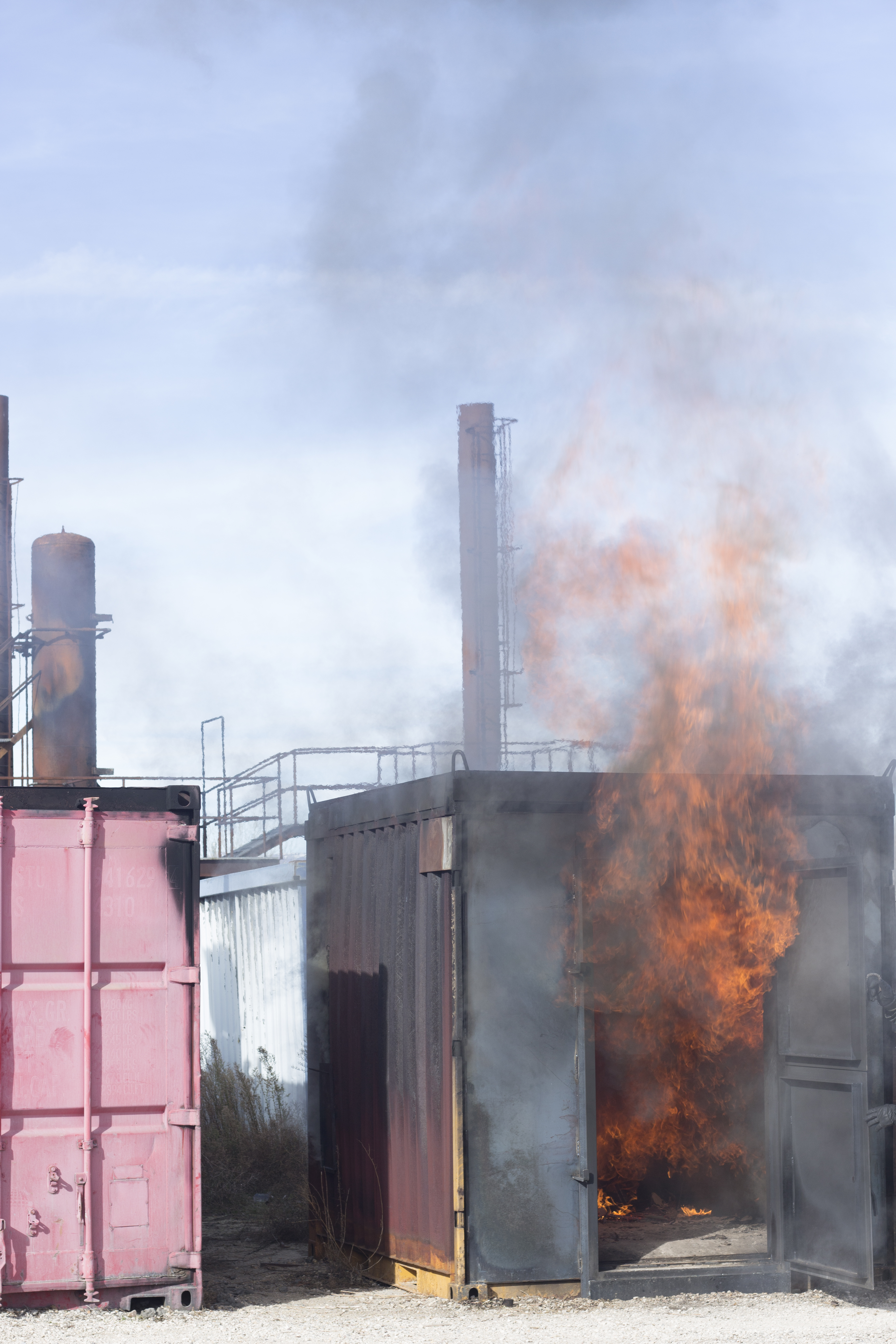 East London waste facility fire brought under control