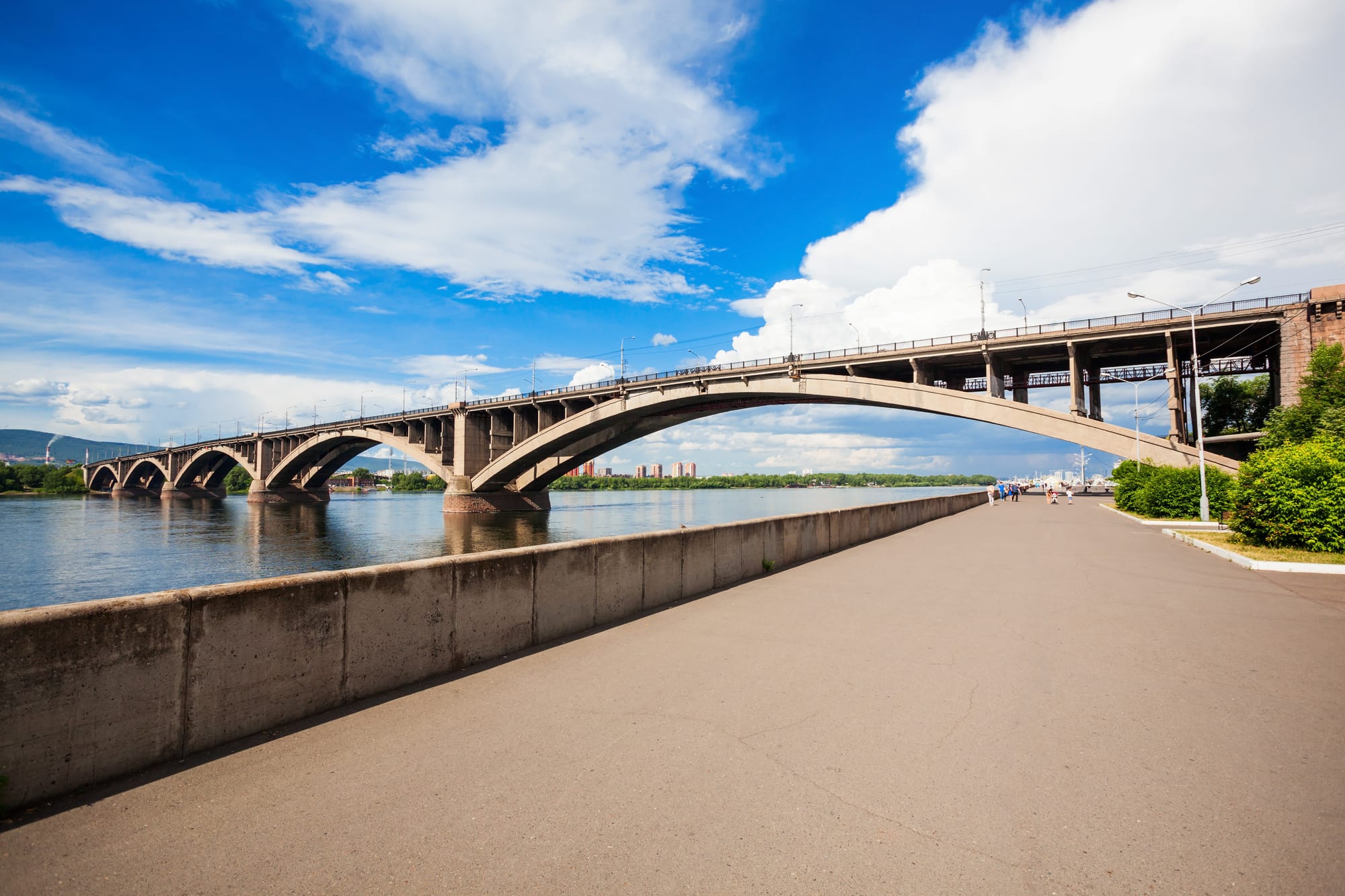 Russia and North Korea open their first road bridge on Monday
