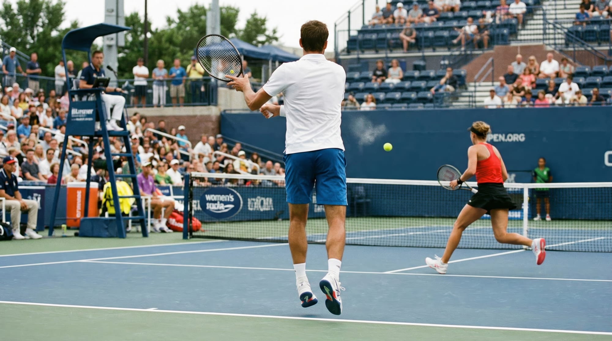 Alcaraz wins first US Open set against Shelton