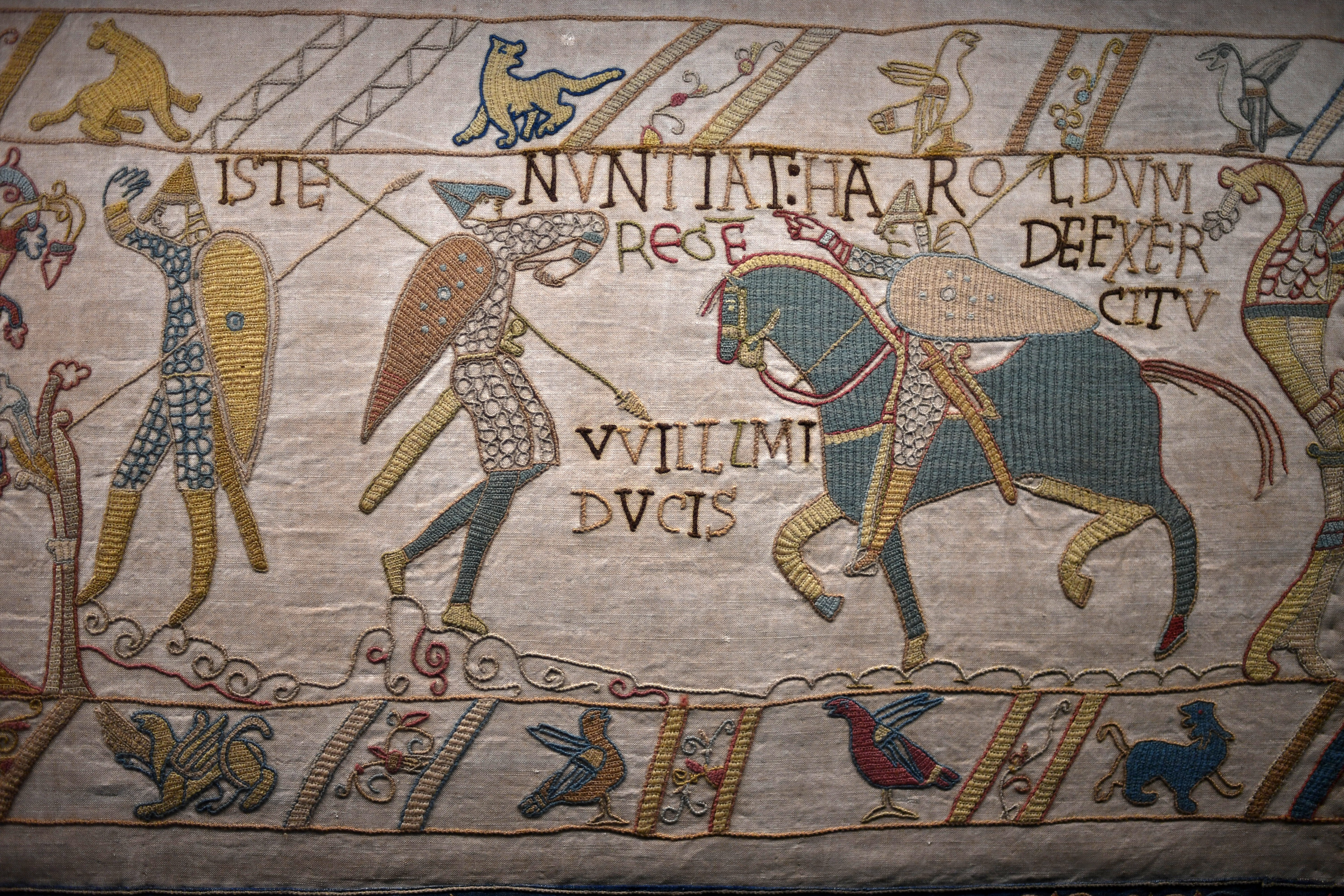 Bayeux Tapestry has two broken threads after its July journey to London
