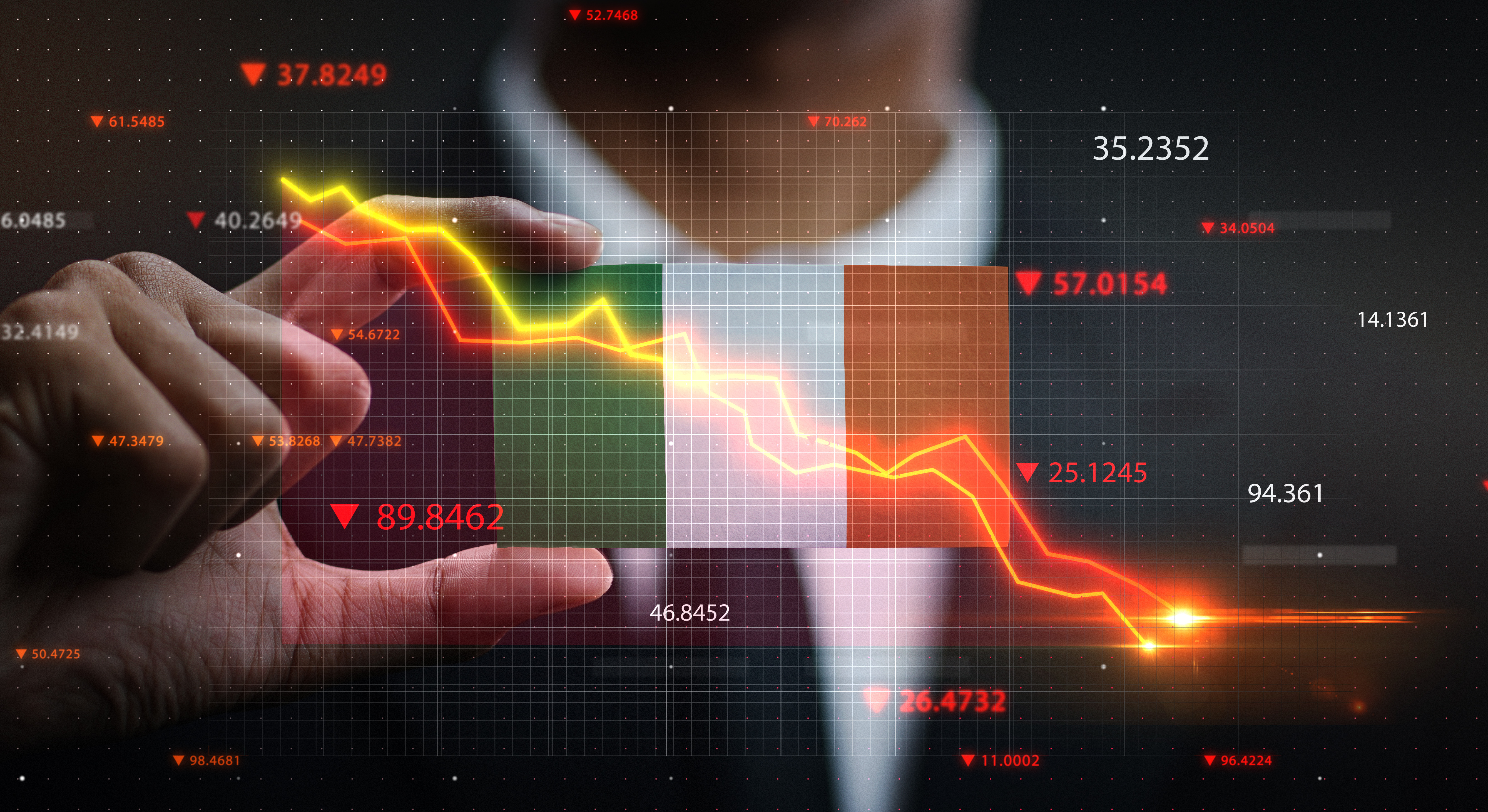 Irish economy could shrink over 3% if US AI stock market crashes