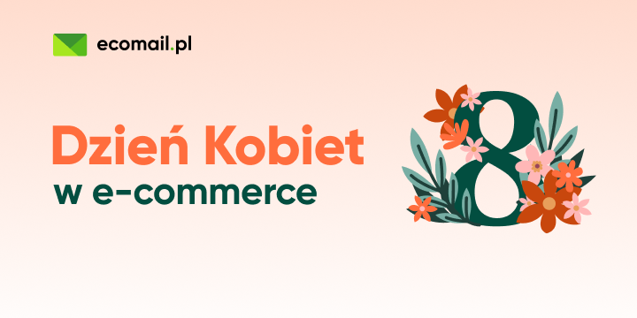 Baner z napisem Dzień Kobiet w e-commerce