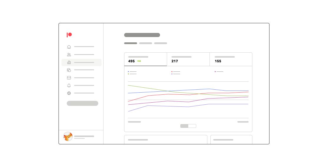 Illustration of the new insights tab on Patreon