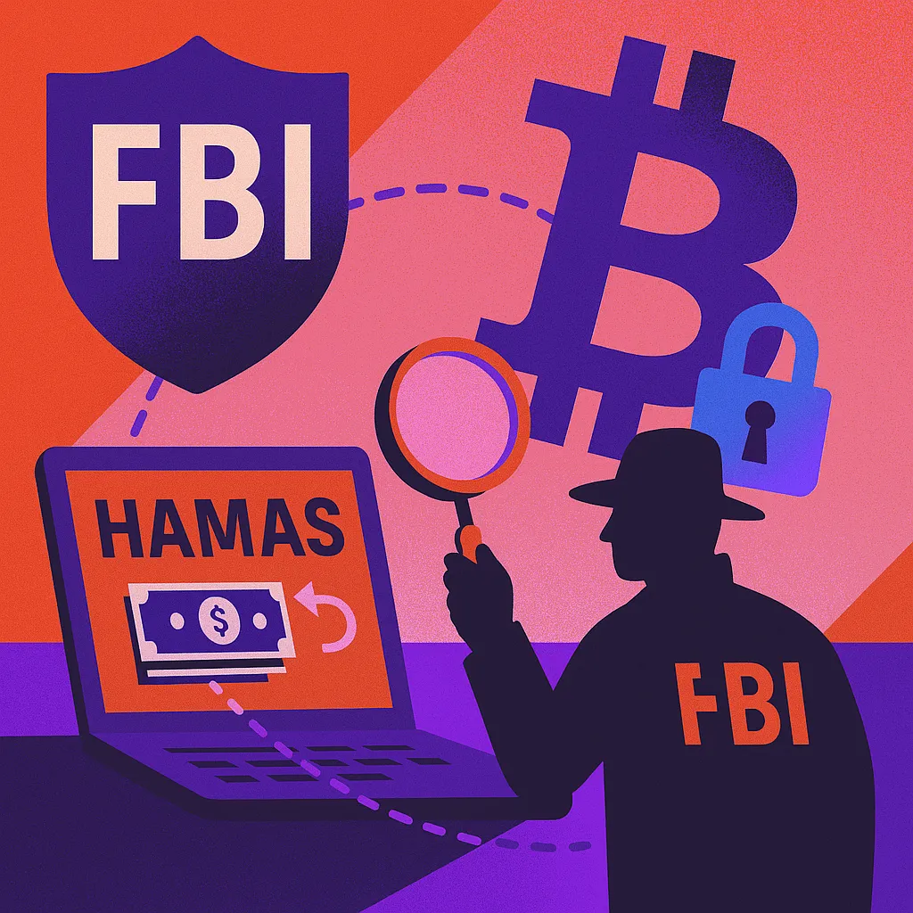 디지털 지갑 17개 추적한 FBI, 하마스 테러자금 20만 달러 압수
