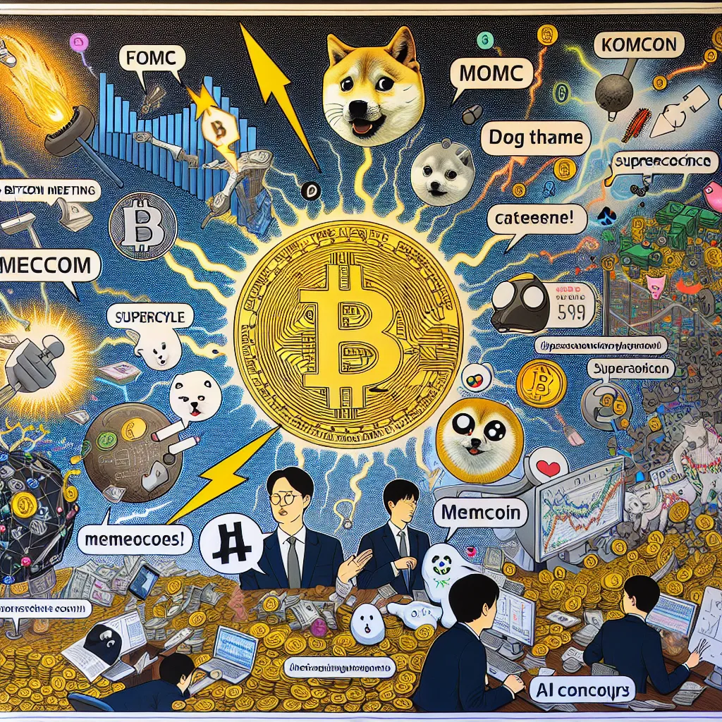 Bitcoin rises and memecoin supercycle draws attention ahead of the US FOMC minutes
