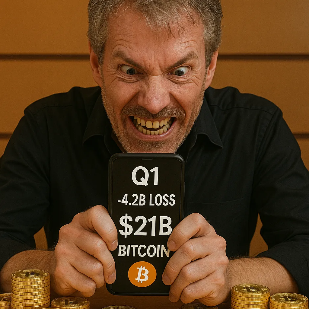 MSTR Shrugs Off $4.2B Q1 Loss, Announces $21B Raise to Fuel Bitcoin Mania