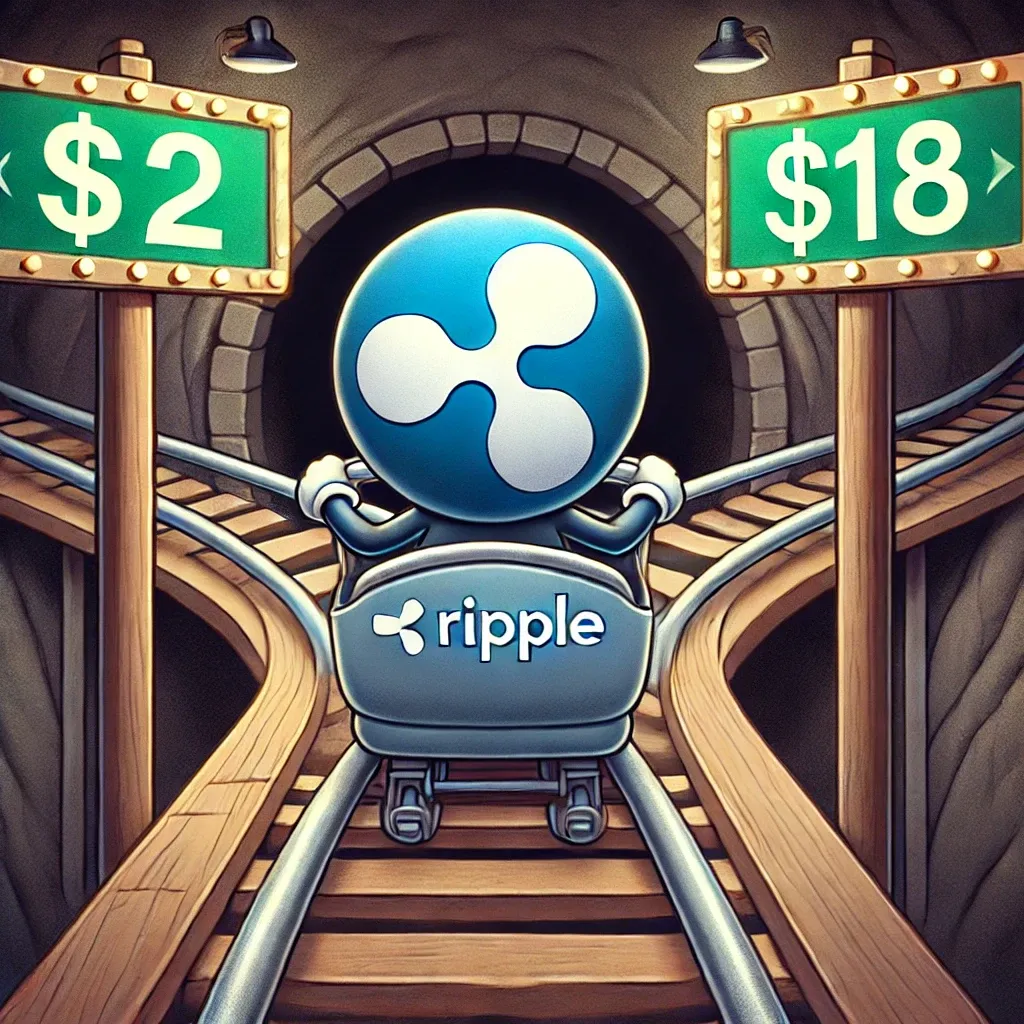2025 XRP 가격 전망, 글로벌 매도에 $2 폭락 혹은 한국 고래 힘입어 $18 돌파?