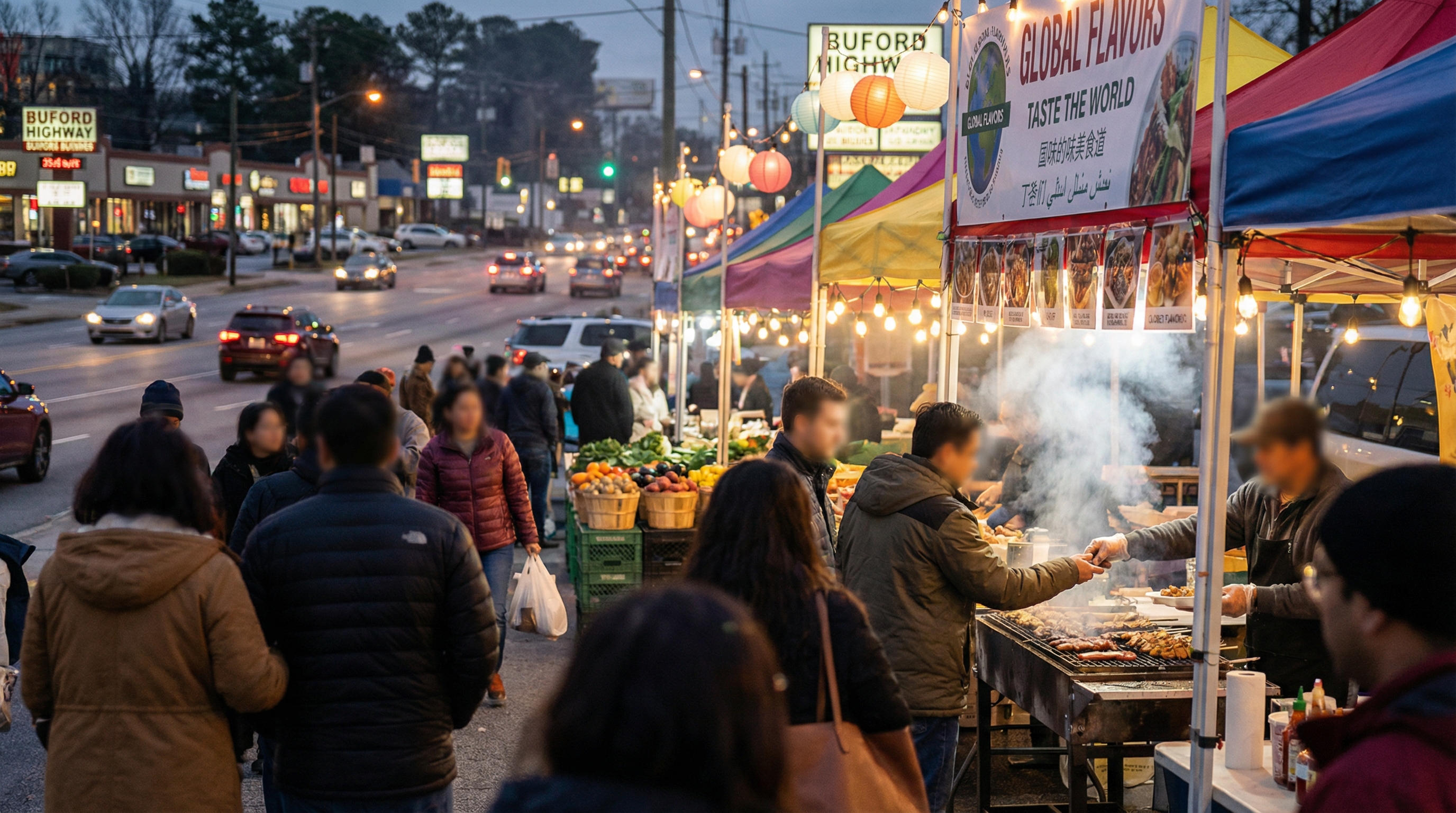 Buford Highway Night Market: Global Flavors Fuel Local Economy