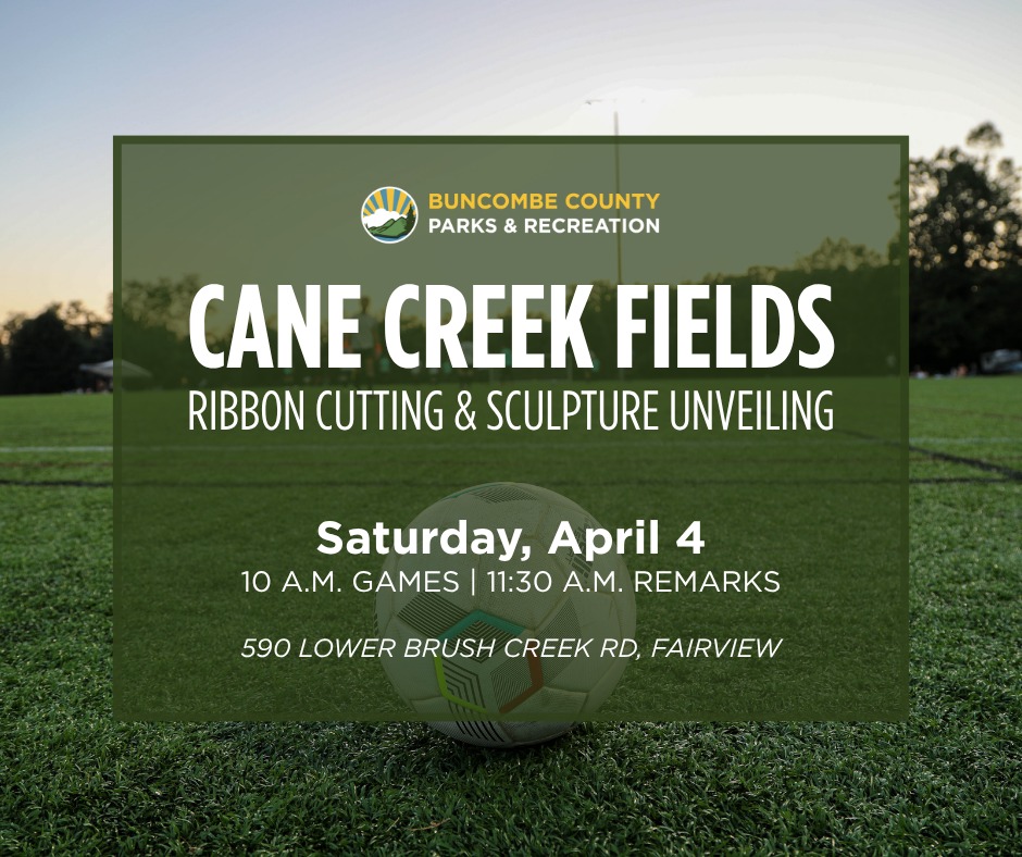 Cane Creek Soccer Fields Reopen with a Ribbon Cutting and Sculpture Unveiling