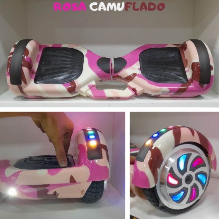 Hoverboard 6.5 (CL) Rosa Camuflado