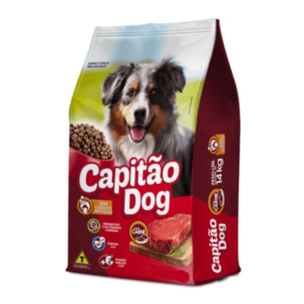 Capitão Dog Carne 14kg
