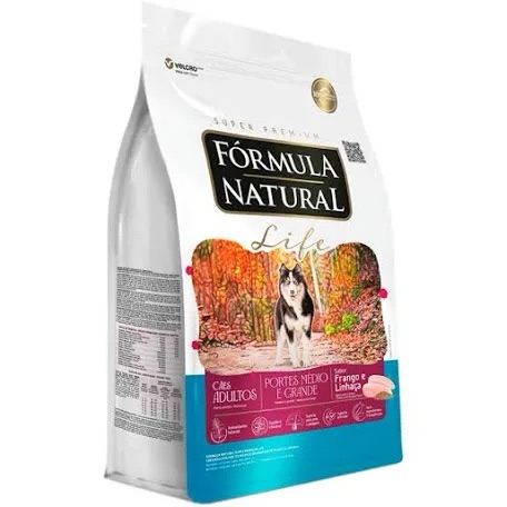 Fórmula Natural Life Adultos Médio/Grande Porte 15kg