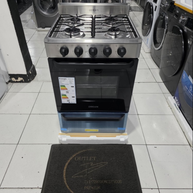 COCINA DREAN 4 HORNALLAS MULTIGAS ACERO PRIMERA