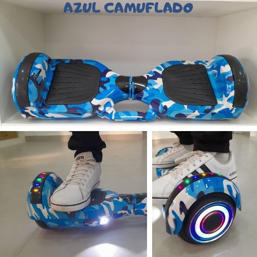 Hoverboard 6.5 (CL) Azul Camuflado