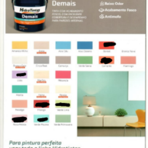 CORES SUPER D+ HIDROTINTAS