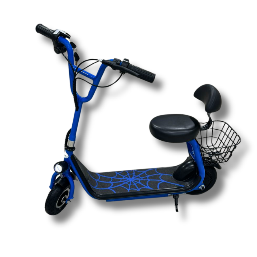 Patinete Elétrico Com Assento - Azul 
