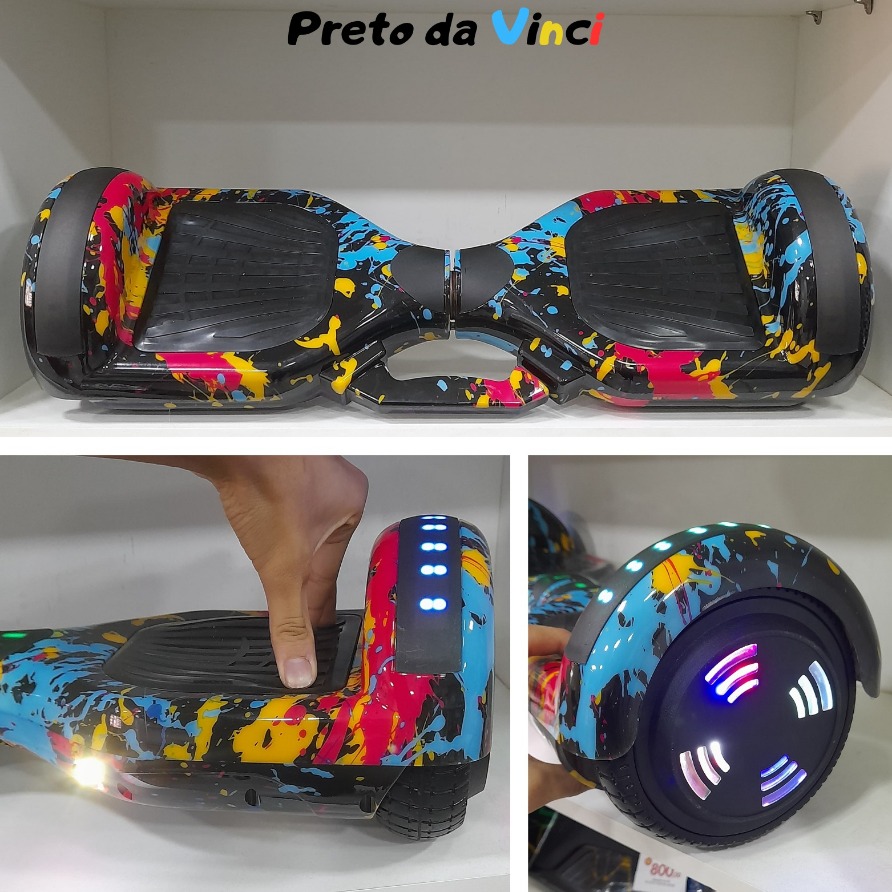 Hoverboard 6.5 (CL) Preto da Vinci