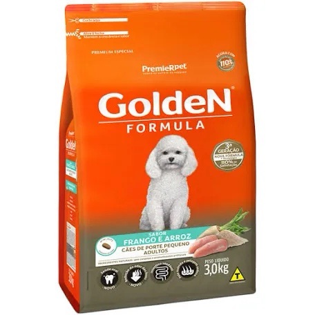 Golden Fórmula Cães MiniBits Adulto Frango 3kg
