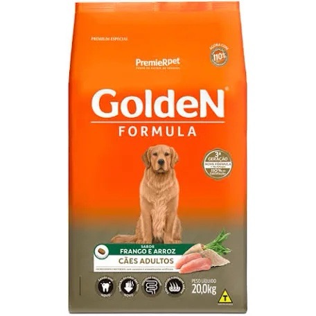 Golden Fórmula Cães Adulto Frango 20kg