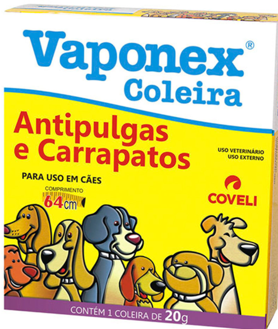 Coleira Anti Pulga Vaponex 20g