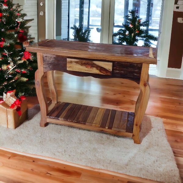 Aparador de madeira gaveta com trava antiqueda