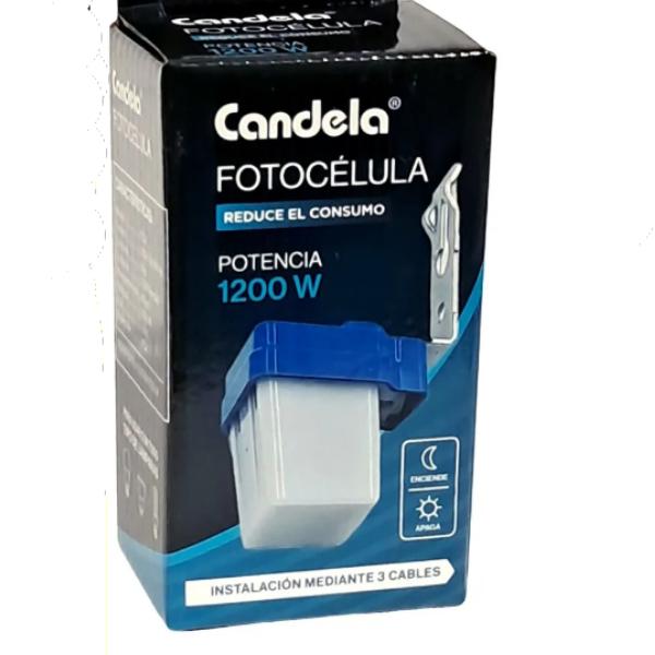 ELE0151 - FOTOCELULA CANDELA 1200W 3 CABLES 