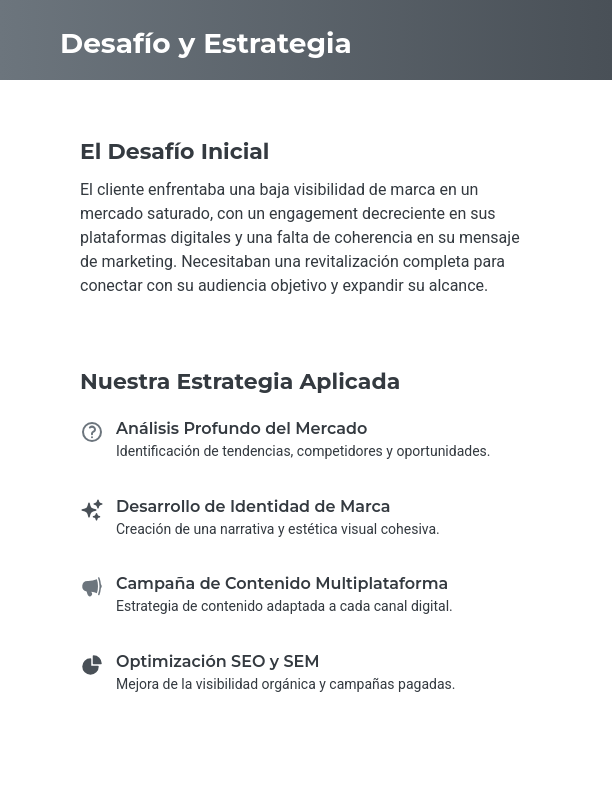 Caso de Éxito: Crecimiento y ROI Digital