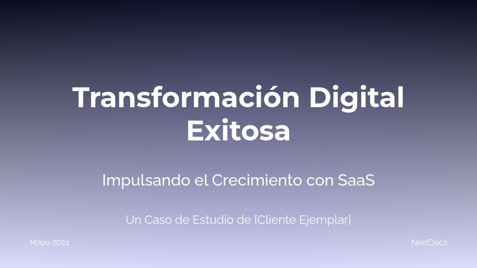 Caso de Éxito Optimización SaaS B2B