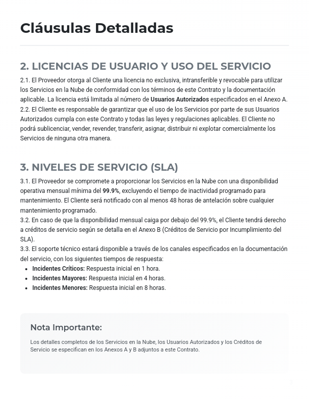 Contrato Maestro de Software SaaS