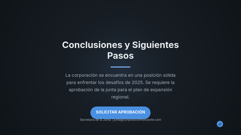 Reporte Estratégico para Junta Directiva