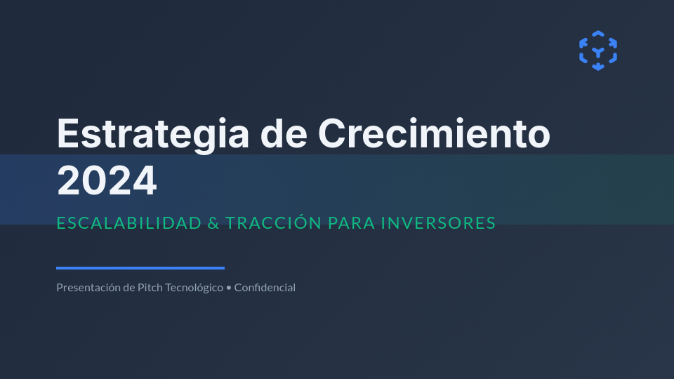Crecimiento Exponencial SaaS: Deck de Inversión