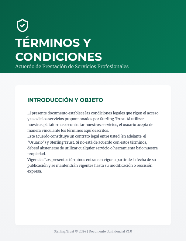 Condiciones de Uso para Plataformas Digitales